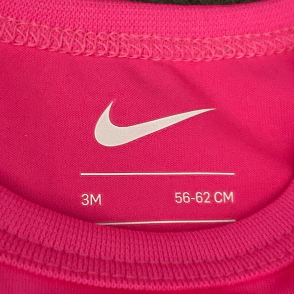 Nike Pink and Black Baby Set with Heart and Swoosh - Picture 3 of 3
